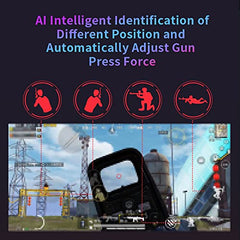 YIWENG M3 Mobile Game Keyboard Mouse Converter Adapter USB Wired+BT5.1 Dual-Mode Connection Support 18W PD Fast Charging, Black
