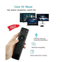BEEBIRD Voice Air Mouse Remote Controller with Keyboard - 2.4 Ghz Wireless Connection, Intelligent Learning (IR), Voice Control Air Fly Smart Remote for PC, Smart TV, Android TV Box