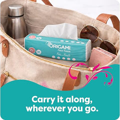 Origami Online Facial Tissues | Soft Pack | Pack of 6 | 100 Pulls Each