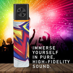 PerfX M21VP Portable Bluetooth Speaker 10W – Thunder Bass, Inbuilt Disco Lights, Wireless Speaker for Party & Outdoor (Disco Light 10 W Bluetooth Speaker, Green)
