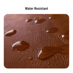DailyObjects Large Premium Vegan Leather Desk Mat|Anti-Skid|Anti-Slip|85*45cm|Reversible Desk spread Turf Desk/Laptop Mat for Work from Home/Office/Gaming- Extended mouse pad and keyboard desk pad-Tan