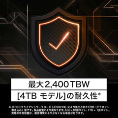 Western Digital WD_Black Internal SSD 1TB NVMe PCIe Gen5 x4 (Read Up to 14,900MB/s Writing, Up to 11,000MB/s) M.2 2280 SN8100 Gaming PC 5 Years Warranty