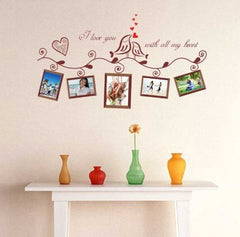Syga Wall Stickers Picture Frame Brown