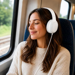 Hama Fun C USB-C Wired On-Ear Headphones with Microphone | 40mm Drivers, In-Line Remote, Adjustable Headband, Stereo Sound for Smartphones, Calls & Music, Black 5 Years Warranty