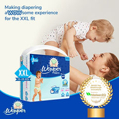 Wowper Easy Pants Baby Diaper | Medium Size Diapers | Diapers with Wetness Indicator | Upto 12 Hrs Absorption | 7-12 Kg | 34 Counts