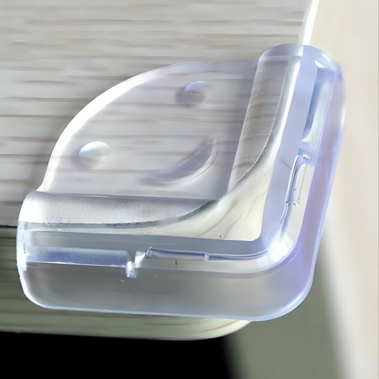 SYGA Set of 12 Transparent C Shape Baby Safety Corner Gaurd Baby Proofing Corner Protector