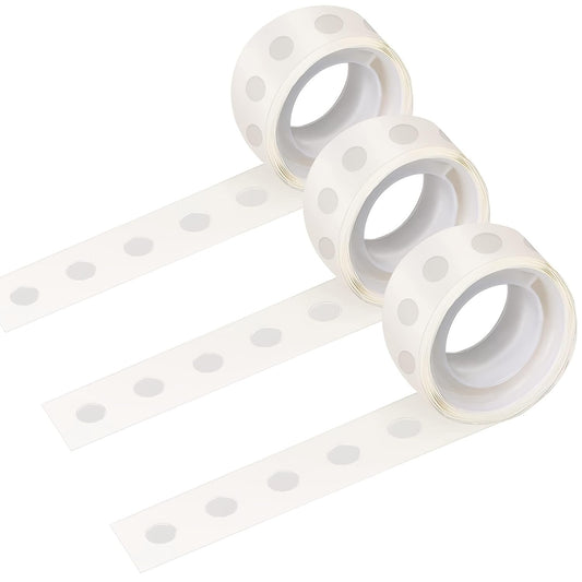 SYGA Balloon Glue Point Dots Clear 2Pcs Removable Glue Dots Roll(100 Points) Balloons Arch Tape Adhesive Craft Tape Dots for Party Balloons, Birthday, Baby Shower, Wedding Decoration, and Scrapbooking