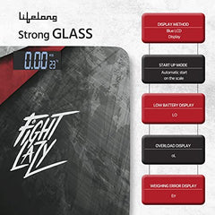 Lifelong Bloom LLWS54 Body Weighing Scale (Indian Cultural Series - Rajasthan Rural)|Digital Weight Machine for Body Weight|Thick Tempered Glass with LCD Display|Bathroom Weighing Scale (Multicolor)