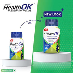 Mankind's Health OK Multivitamin With Natural Ginseng,Taurine Power,Daily Energy,Alertness,Vitamin D,C & Other 18 Multivitamins Minerals,For Overall Health,30 Tablets (Veg) X Pack Of 1, 250 grams