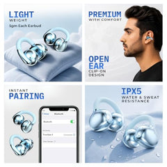 truke TruClips 2 India’s 1st AI Open Earbuds with 165 Language Translation, AI Chat, Meeting Notes, Mind Map & Lifetime App Subscription, 70H Battery, 13mm Beryllium Drivers, Spatial Audio, 4-Mic ENC