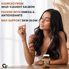 Carbamide Forte Multivitamin Tablet for Men with Probiotics & Salmon Omega 3 fish Oil Capsules | Salmon Fish Oil Omega 3 Capsule 1000mg and Multivitamin Tablets Combo | 60 Tablets + 60 Softgels