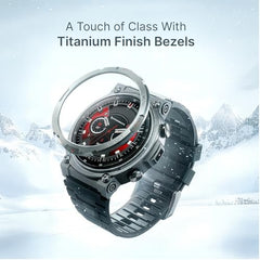 CrossBeats Everest 2.0 | Latest 2026 Smart Watch for man | 1.43" AMOLED Always ON Display Bluetooth Calling Rugged Outdoor Smartwatch | Upto 15 Days Battery Life 100+ Sports Mode Flash Light (Black)