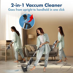 Reffair Cleanjet CX80 1000W Handheld Vacuum Cleaner for Home Use, 17 kPa Suction, Cyclone 10 Technology, High-Performance Motor, Lightweight (Silver Grey)