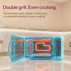 Godrej 25 L with 5 Years Comprehensive Warranty, Airfry Cooking, Steam Clean, Stainless Steel Cavity with 260 Insta Cook Menus, Convection Microwave Oven (GME 725 CF1 PZ, Black)