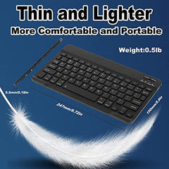 SHARE SUNSHINE Bluetooth Wireless Keyboard and Mouse Combo, Pink Ultra-Slim, Ergonomic, Rechargeable, Compatible with Apple iPad iPhone Samsung Tablet Android PC Mac