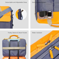 uppercase Omega 03 Pro Messenger Bag Fits Up to 15.6" Laptop 14L Black