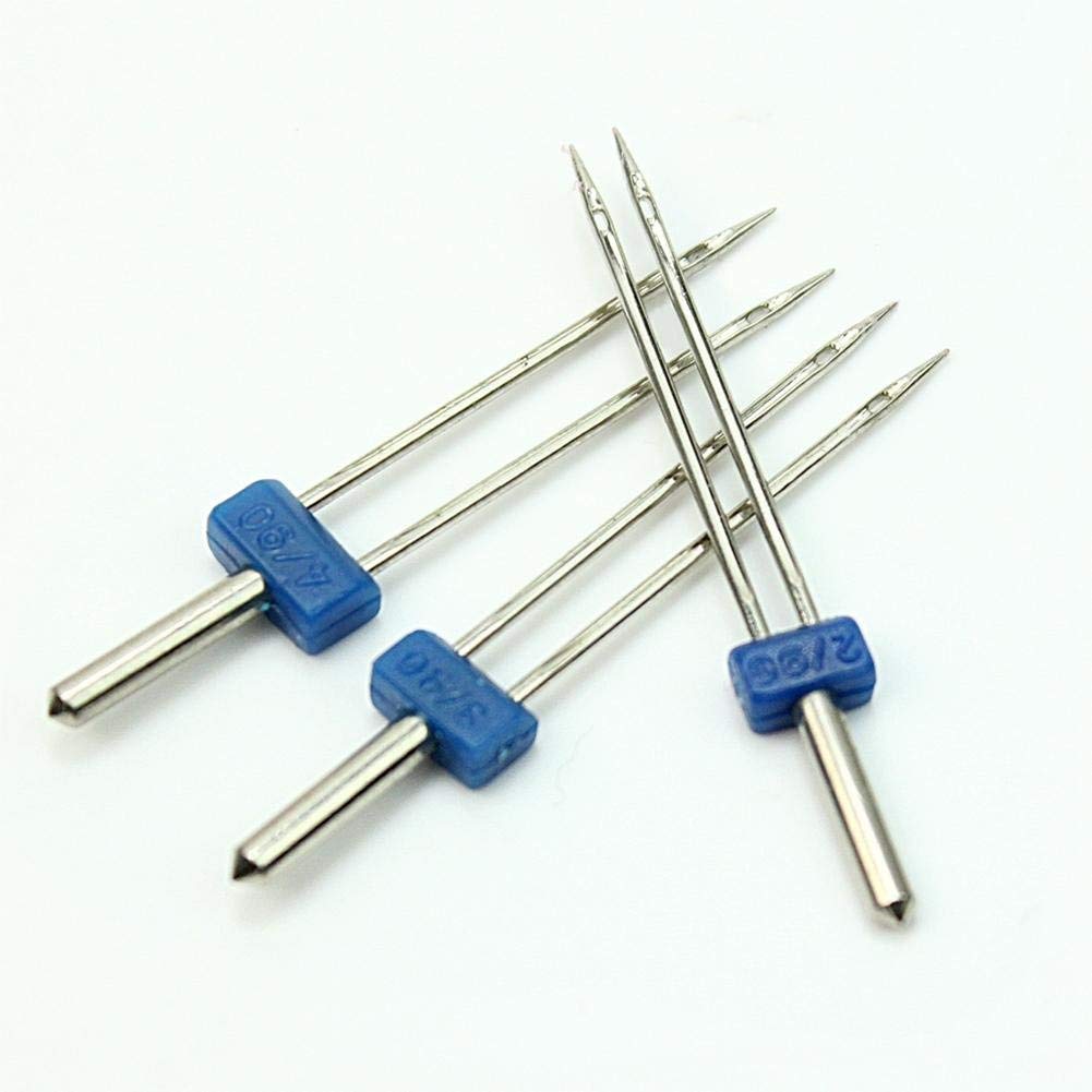 Imported Double Needles Pins for Domestic Sewing Machine - 3 Pieces