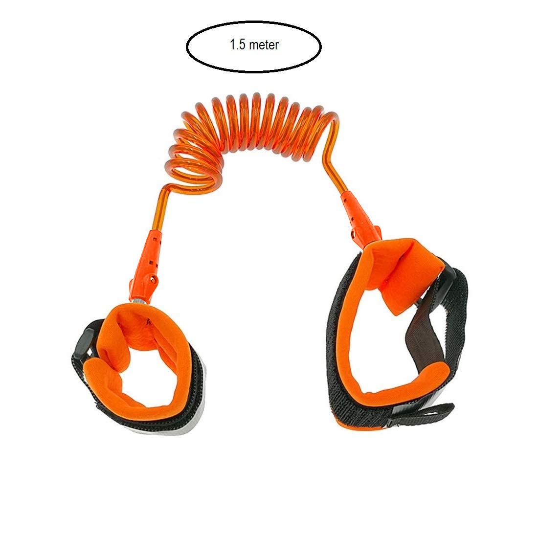SYGA 1.5 Meter Anti Lost Safety Wrist Bracelet for Baby Child,with Extra Long Harness Strap Walking Hand Belt(Blue)