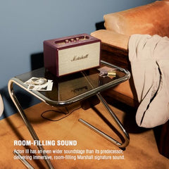 Marshall Acton III Wired Connectivity Stereo Home Speakers with Bluetooth 5.2 & RCA or 3.5mm Input – Black