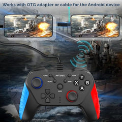 Ant Esports GP115 Wired Gamepad for PC,Laptop,PS3,Android TV &Media Box|USB Gaming Controller with Turbo Function|XInput DInput Support|Dual Analog Sticks|Plug & Play|Steam Compatible|Gamepad-Black