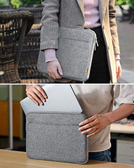 Dynotrek Protector 11.6-12.9 inch Tablet Laptop Sleeve, Denim Grey