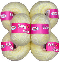M.G ENTERPRISE MG Baby MelonKnitting Wool 200 Wool Thread for Crochet & DIY Craft Projects