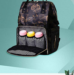 SYGA Multipurpose Large Capacity Mom's Backpack Diaper Bag(Black)