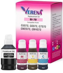 Verena 057 Refill Ink Compatible for Epson L8050, L18050, L8150W Printers (Black Cyan Magenta Yellow Light Cyan Light Magenta)