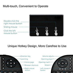 POXEFLIP Mini Computer Keyboard Combo With Touchpad - Wireless Keyboard