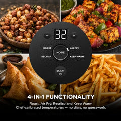 Ninja Crispi 1700W CleanCrisp Glass Air Fryer | 1.4L & 3.8L containers, Microwave, Freezer and PFAS Safe, Non-Toxic Glass Portable Cooking System with 2 year Warranty