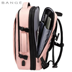 Red Lemon Titan Ultrafit Plus Bange Series 15.6-inch Laptop Bags Backpacks for Men and Women 45L Outdoor and Camping 3in1 Office Bags,Travelling,Backpack (With Bottle Holder), Black