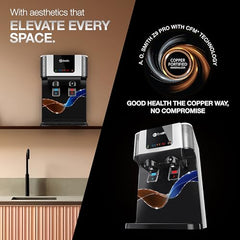 AO Smith Z9 Pro Black RO Water Purifier For Home | Ambient & Instant Hot | Copper + Alkaline Water Filter | 100% RO Purifier with Silver Sheild | 10L Storage