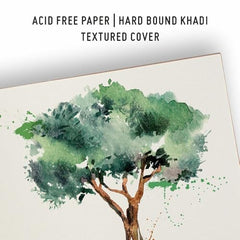 Anupam Sketche Khadi (Cover) Hardcover Sketch Book Square | 40 Sheets / 80 Pages | 200 GSM Acid-Free Cartridge Paper | Good for Marker Watercolor, Alcohol Markers, Acrylic, Ink, Oil Pastel, Pencil