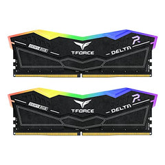 TeamGroup T-Force Delta RGB 2x16GB 6000MHz (6000MT/s) CL38 White 32GB DDR5 RAM Kit, Desktop Gaming Memory, Metal Heatsink, ARGB Sync, ECC, XMP 3.0/EXPO, For Intel/AMD CPU, High Performance Low Latency