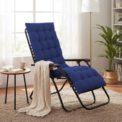 DADDY COOL Multipurpose Extra Long Rocking Chair Cushion for Outdoor and Indoor/Chair pad for Home & Office Chair Filling 18 x 50 Inch Pack of 1 Dark Green (Only Cushion)