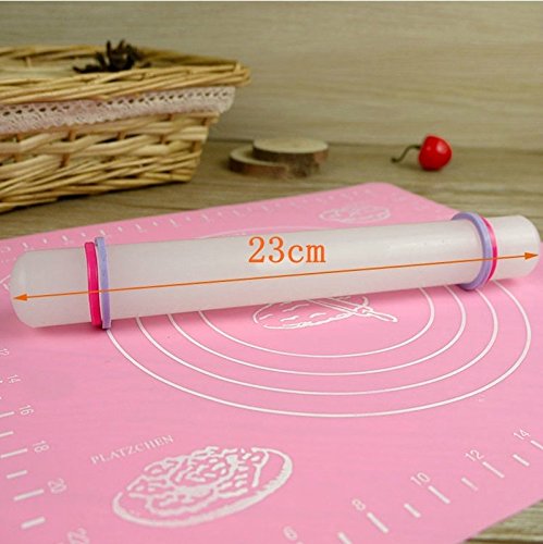 SYGA 9 inch Cake Fondant Roller White