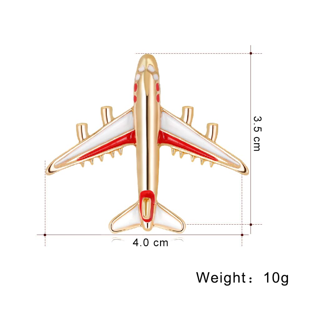 SYGA Brooch Pin Fashion Crystal Rhinestone Jewellery Pin Vintage Clothing Accessories Decoration Aircraft Fashion Brooches for Women- S63