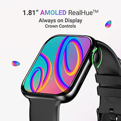 CrossBeats Everest 2.0 | Latest 2026 Smart Watch for man | 1.43" AMOLED Always ON Display Bluetooth Calling Rugged Outdoor Smartwatch | Upto 15 Days Battery Life 100+ Sports Mode Flash Light (Black)