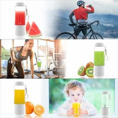 Juicer for Home ^ Lacossi Juicer Mixer Grinder with 1500mAh Battery, 6 Blades 3Gears Fast Blending, 2-Jar Capacity (400ml*2) | 40 Watts Bullet Rechargeable Portable Personal Juicer