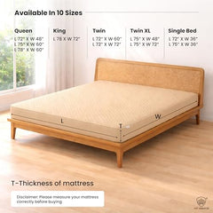 MY ARMOR Waterproof Mattress Protector King Size, 78x72, 6.5x6 feet, Double Bed Protector Sheet Cover, Breathable and Hypoallergenic Ultra Soft Fitted Terry Cotton Feel Fabric, Elastic Skirting, Grey