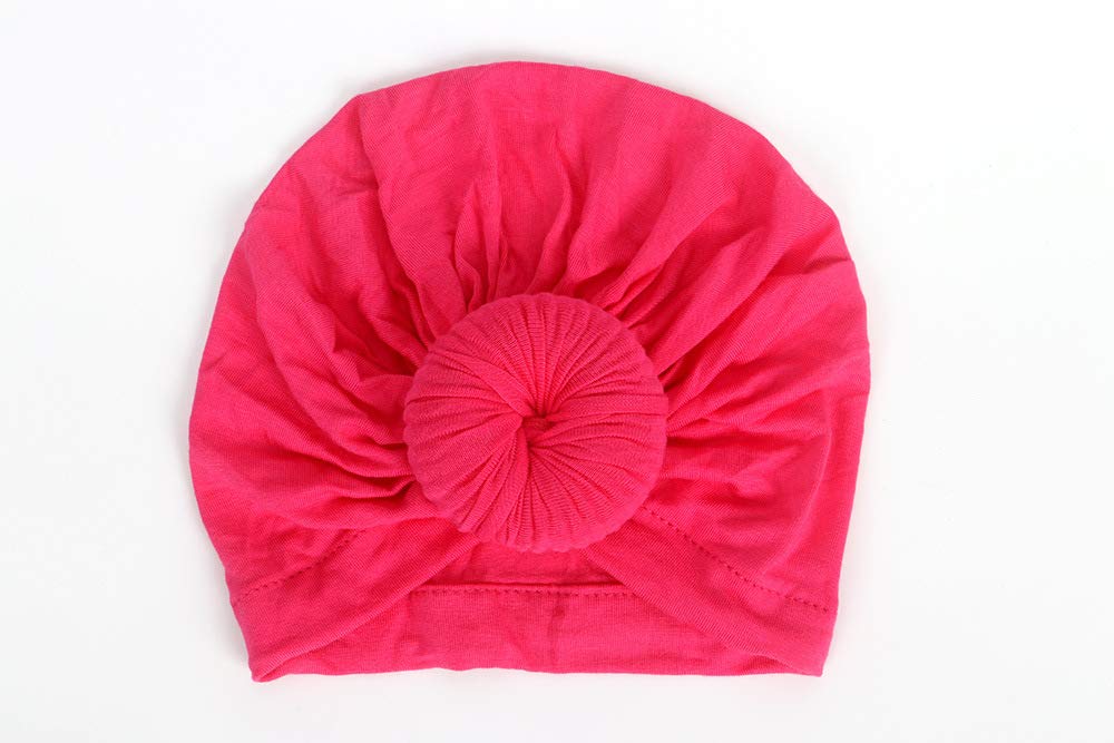 SYGA Unisex Cotton Turban Hat (Pack Of 1) (TurbonHeadWrap_Black_Black_S)