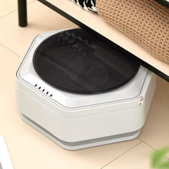 16L Semi Automatic Foldable Washing Machine with Dryer Portable 3 Modes Quick Deep Cleaning with Spin Basket Ideal For Apartments, Dorms, Hotels, Travel Suitable For Towel, Socks, Napkins (A1)