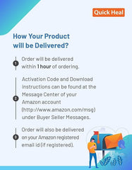 Quick Heal | Total Security | 2 Users | 3 Years | AI Based Device Security for Windows PC | Banking and Browsing Protection | Dark Web Monitoring and Parental Control (Email Delivery in 1 Hour- No CD) + Get 6 month AntiFraud.AI Key for IOS and Android