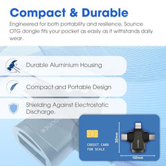 Sounce USB to 3.5mm Female Adapter, USB Headphone Audio Jack External Stereo Sound Cable Cord Splitter for MacBook, Laptop, Linux, PS4, Headset - Grey