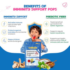 Wellopia Immune Support Pops | Orange & Mixed Berry | Ages 2+ | 15 Pops