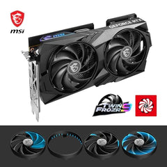 MSI GeForce RTX 4060 Ventus 2X Black 8G OC 8GB GDDR6 128-bit Gaming Graphic Card