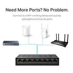 TP-Link TL-SG105S-M2 | 5-Port 2.5G Multi-Gigabit Unmanaged Network Switch, Ethernet Splitter | 2.5G Bandwidth | Plug & Play | Desktop/Wall-Mount | Fanless Metal Design | Limited Lifetime Protection