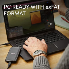 1TB SanDisk Professional PRO-G40™ SSD, External Solid State Drive, Thunderbolt 3™ (40Gbps), USB-C™ (10Gbps), 3000MB/s R, 2500MB/s W Ultra-Rugged IP68, 4000Lbs Crush Resistance, 5 Yr Warranty