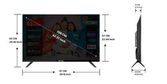 Kodak 108 cm (43 inches) 9XPRO Series Full HD Certified Android LED TV 439X5081 (Black)