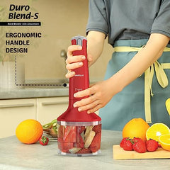 Havells Duro Blend 300 W Hand Blender | Low Noise Copper DC Motor | Rust-Free 304 SS Blades | Double Wall |Detachable Stem | 2 Speed Settings | Double Bush Technology | 2 Years Warranty
